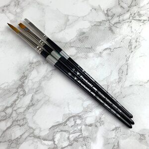Trekell Paint Brushes (3) - Acrylic, Gouache or Watercolor